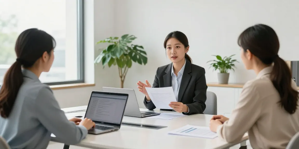 Financial advisor explaining spaardeposito options in a modern office.